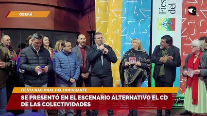 Se presentó en el escenario alternativo el CD de las Colectividades