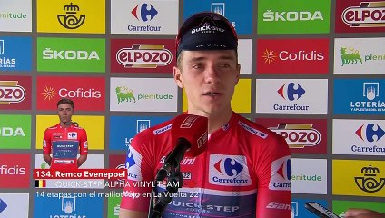 Tour d'Espagne 2022 - Remco Evenepoel : "I don't know what's going on in my head and in my body right now. It's unbelievable. All the criticism and bad feedback I got after last year, I think I responded with my pedals "