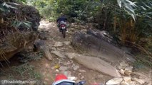 Riding A Goat Track On Off-road Motorcycle Tours In Northern Vietnam | VietnamOffroad.Com