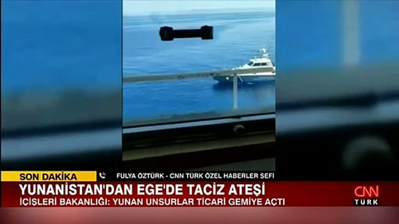 Sahil Güvenlik Komutanlığı: 2 Yunanistan Sahil Güvenlik unsuru uluslararası sulardaki gemiye taciz ateşi açtı
