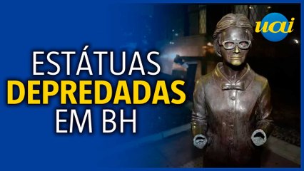 BH: coletivos fazem ato contra vandalismo em estátua