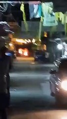 احتراق محل في عين الحلوة نتيجة اشتباكات