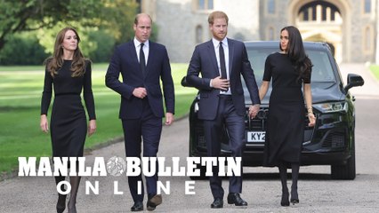 William, Kate, Harry and Meghan together at Windsor Castle