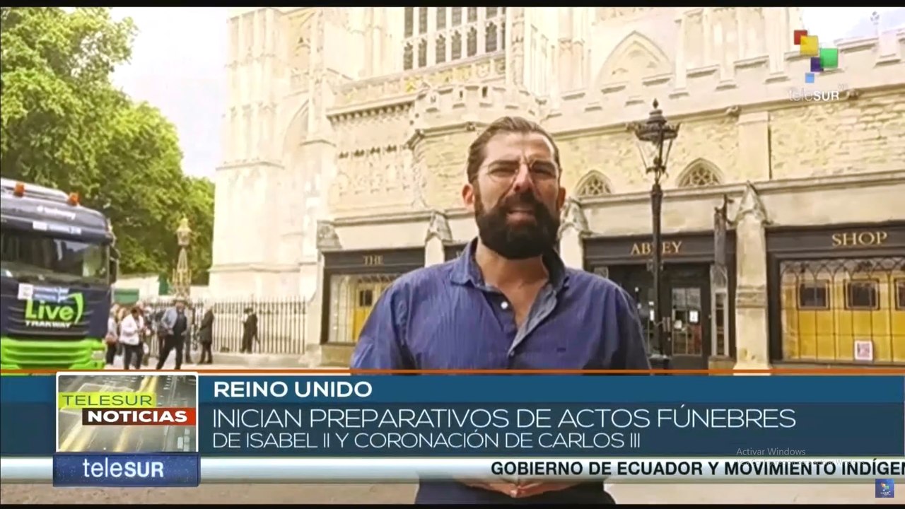 Inician preparativos de actos fúnebres de Isabel II y coronación de Carlos III