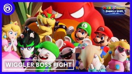 Mario + Rabbids Sparks of Hope - Combate contra gusano gigante  #UbiForward