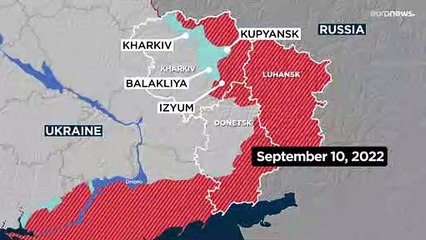 Tornano le bandiere ucraine nell'Oblast di Kharkiv. Liberata Balaklija