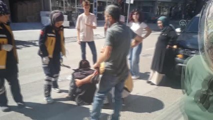 Yolun karşısına geçmeye çalışan kişi, cipin çarpması sonucu yaralandı