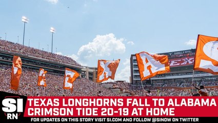 Download Video: Texas Longhorns Fall To Alabama Crimson Tide 20-19