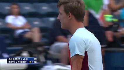 Schroder / Vink - Shaw / Wagner - Les temps forts du match - US Open