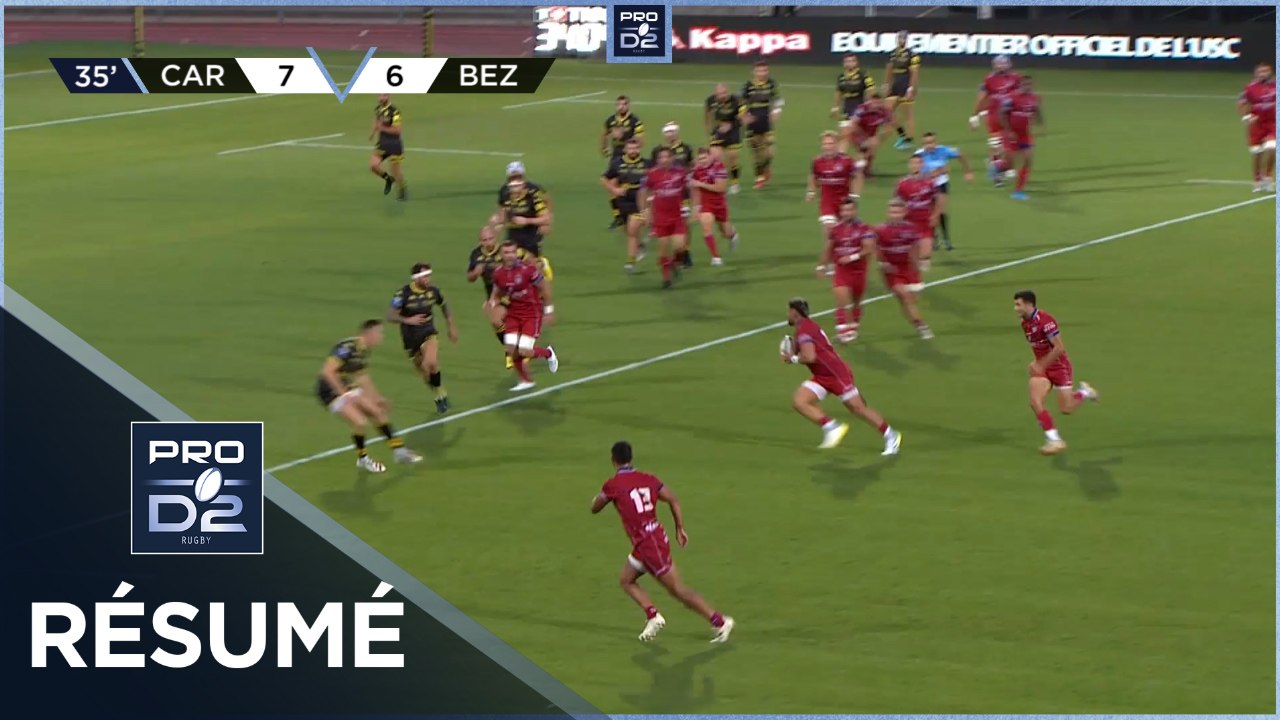PRO D2 - Résumé US Carcassonne-AS Béziers Hérault: 26-24 - J03 - Saison 2022/2023