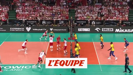 Le résumé de Pologne - Brésil - Volley - Mondial (H)