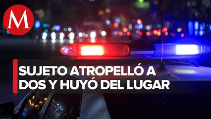 Taxista atropella a dos hombres en Veracruz y se da a la fuga
