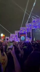Público entoa 'Fora, Bolsonaro' em show de Djavan no Rock in Rio