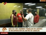 Gobierno Nacional inspecciona labores de rehabilitación en 3 estaciones del Sistema Metro de Caracas