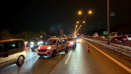 Son Dakika | TEM Otoyolu'nda meydana gelen kazada 2 kişi yaralandı
