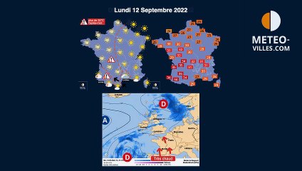 prévisions météo du samedi 10 septembre 2022