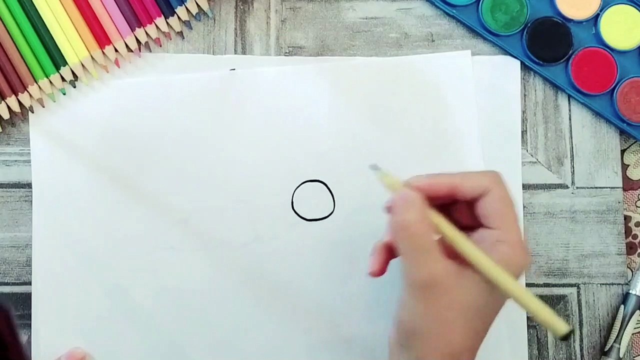 how to draw caterpillar in easy way | caterpillar easy drawing | KhanZadi Art | dessin facile chenille