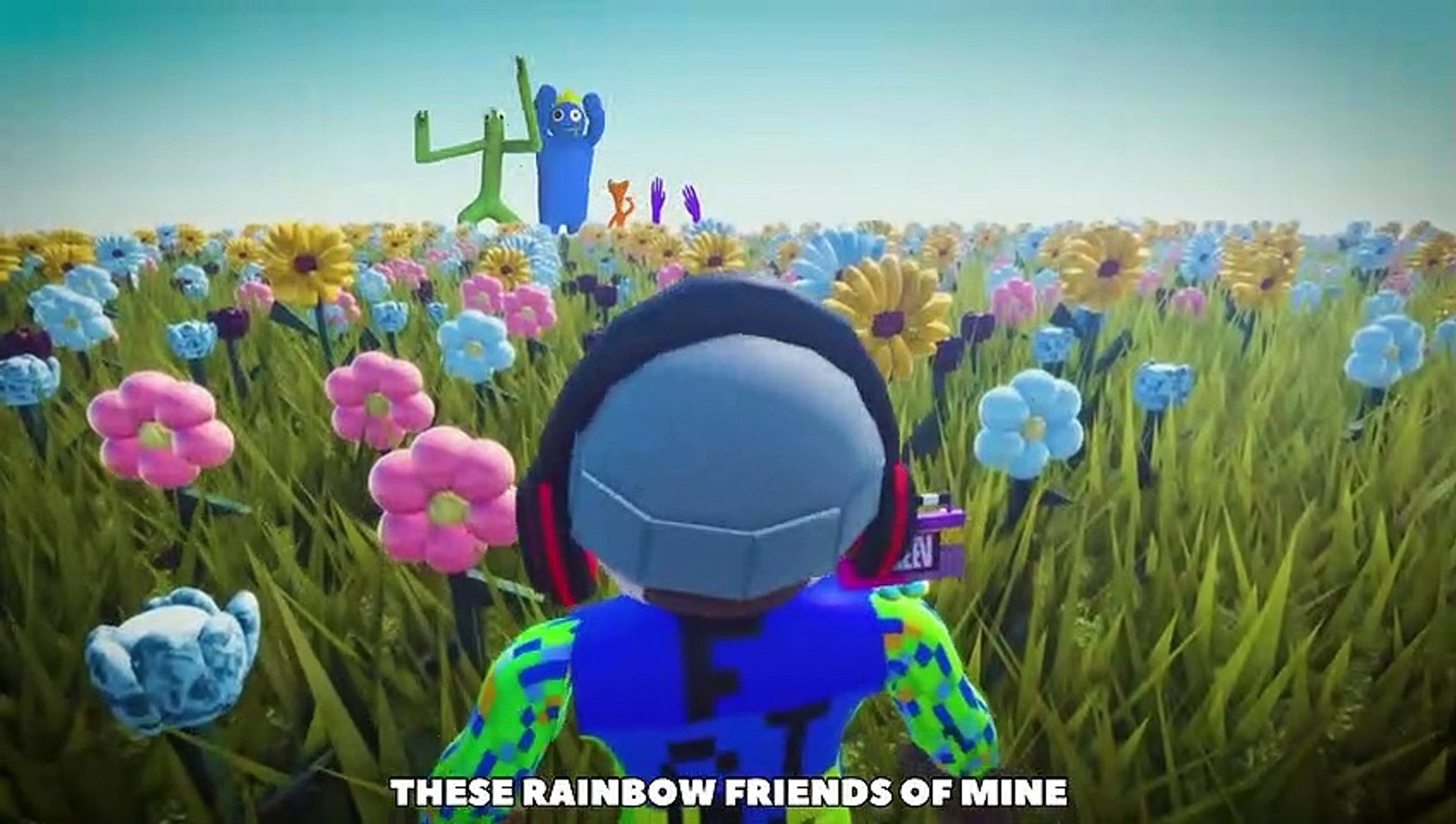 Rainbow Friends Blue x Green- Pink Jealous So Much -! - Roblox