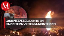 Menchaca compromete apoyo a familias de fallecidos en accidente carretero en Tamaulipas