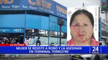 Familiares de mujer que fue asesinada en terminal piden que trasladen el cuerpo a Tacna