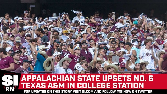 Appalachian State Stuns No. 6 Texas A&M, 17-14