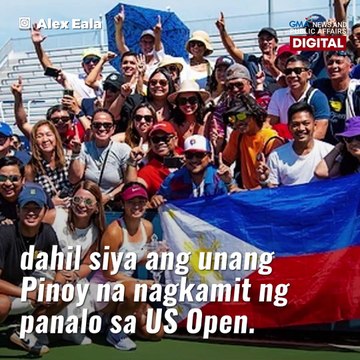 17-year-old Alex Eala makes US Open history as 1st Filipino Grand Slam winner | GMA News Feed