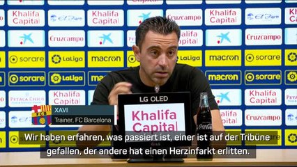Xavi: "Menschenleben ist wichtiger als Fußball"