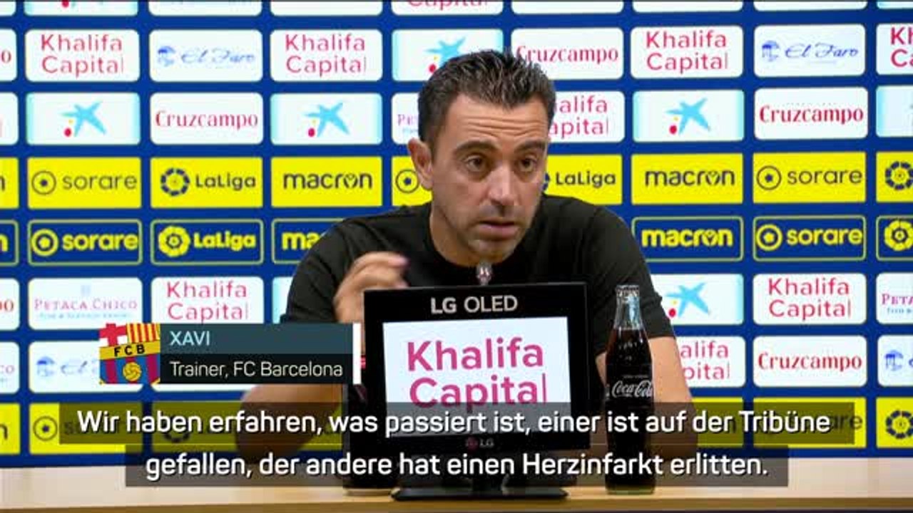 Xavi: 'Menschenleben ist wichtiger als Fußball'
