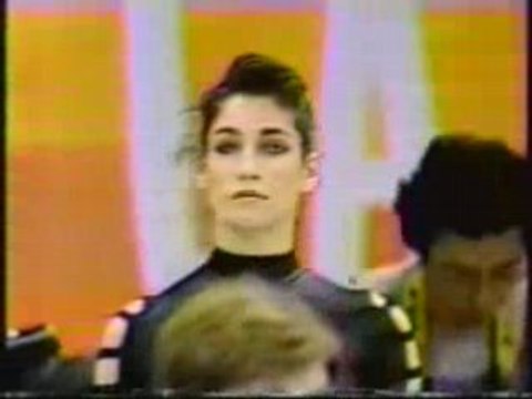 Michelle Berube Massues Jeux Olympiques 1988