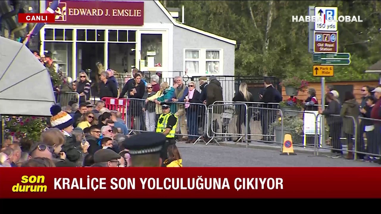 Kraliçe 2. Elizabeth'in cenazesi Edinburgh'a götürülüyor