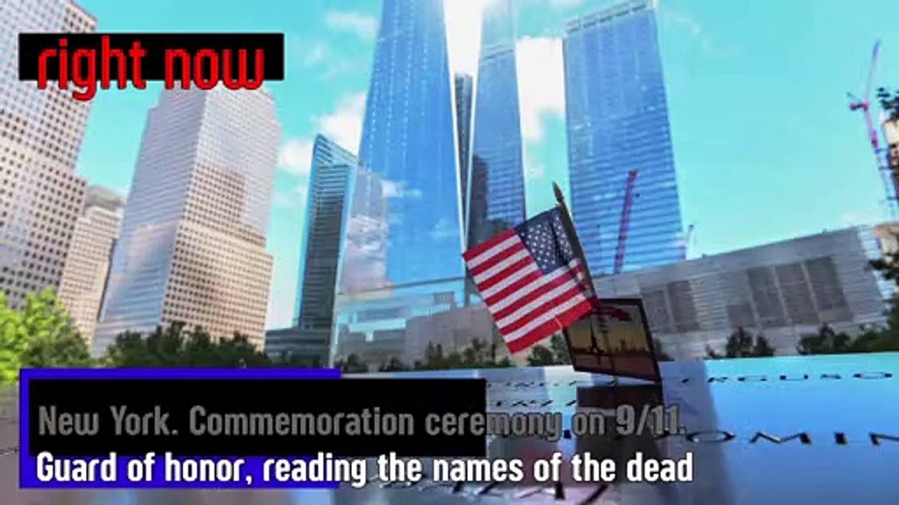 LIVE - 9/11 - New York. Commemoration ceremony.