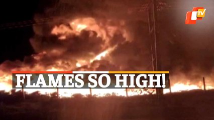 Huge Fire Erupts As Water Pipes In Bargarh’s Gaisilet Reduced To Ashes