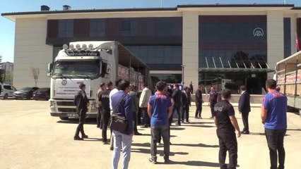 Son dakika gündem: KASTAMONU - Pakistan'daki selzedeler için 2 yardım tırı gönderildi