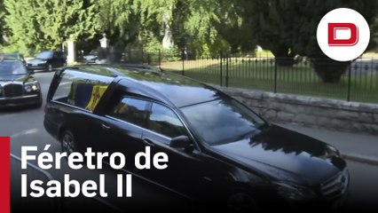 Así ha sido el momento en el que el cuerpo de Isabel II salía de Balmoral
