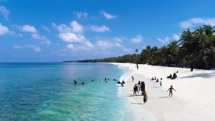 Children playing on the beach