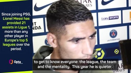 Hakimi shares the secret to Messi's revival