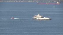 Son dakika haberleri! ÇANAKKALE -  Yunanistan Sahil Güvenlik birimlerinin taciz ateşi açtığı gemi yeniden seyrine başladı
