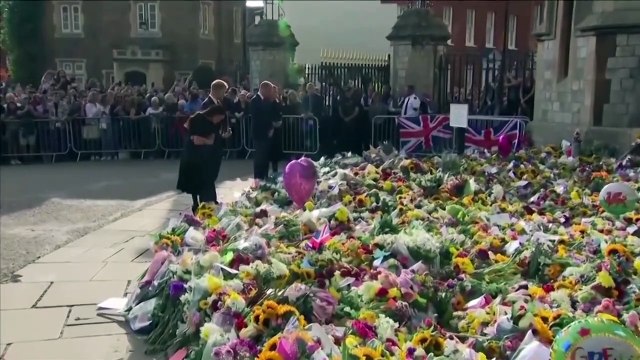 Prince Harry, Meghan join William and Kate on Windsor walkabout as King Charles greets dignitaries