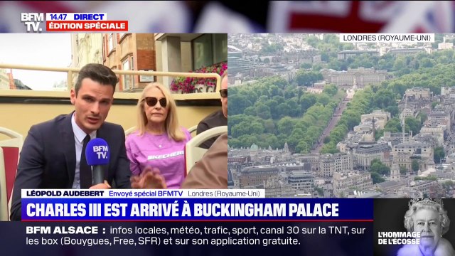 Une touriste australienne présente à Londres dit avoir beaucoup de chance d'avoir vécu sous le règne d'Elizabeth II