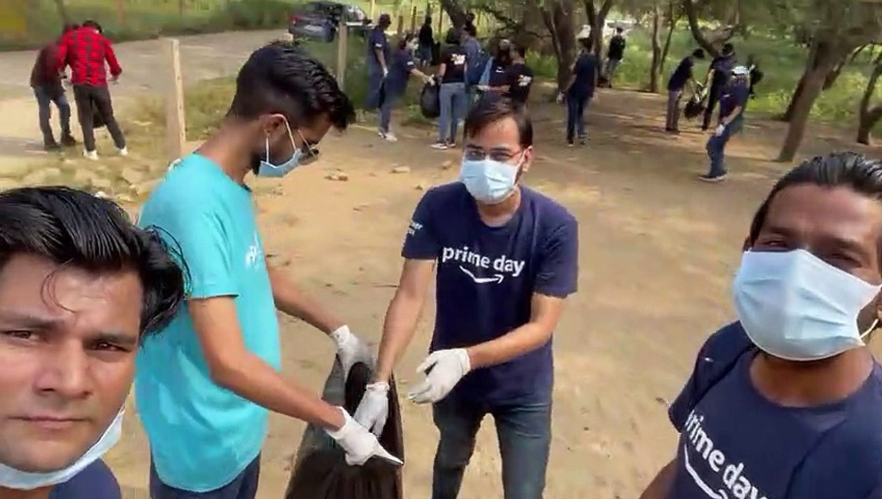 झालाना लेपर्ड रिजर्व से हटाया कूड़ा कचरा
