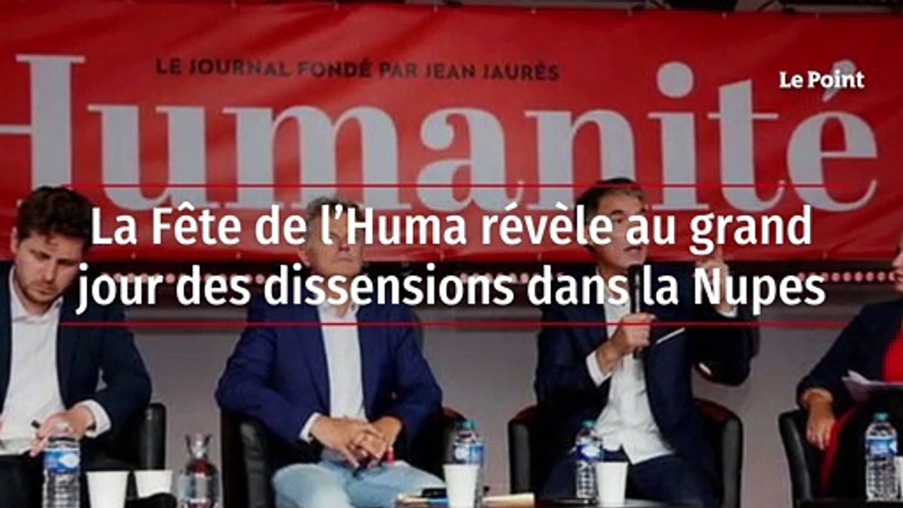 La Fête de l’Huma révèle au grand jour des dissensions dans la Nupes