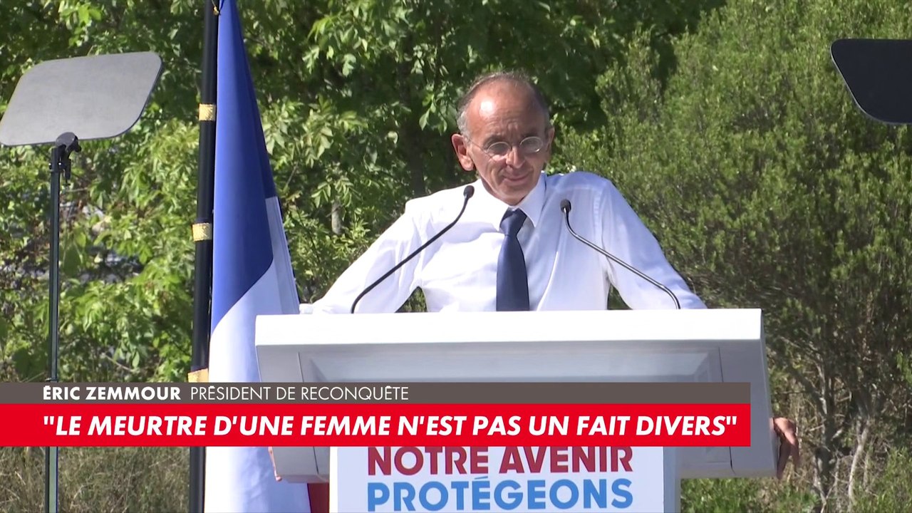 Eric Zemmour : «Le meurtre d’une femme n’est aujourd’hui plus un fait divers»