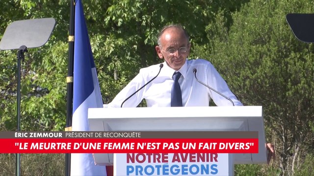Eric Zemmour : «Le meurtre d’une femme n’est aujourd’hui plus un fait divers»