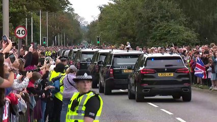 Public line streets of Dundee as Queen’s coffin passes