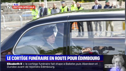 La princesse Anne, fille d'Elizabeth II, présente dans le cortège funéraire royal