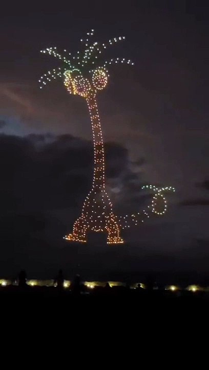 Pokémon drone show in Japan ^_^