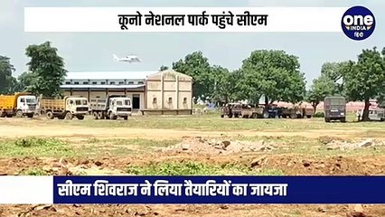 सीएम शिवराज पहुंचे कूनो नेशनल पार्क