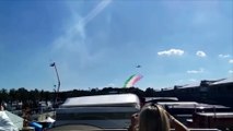 Frecce Tricolori e il nuovo Airbus A350 nel cielo di Monza