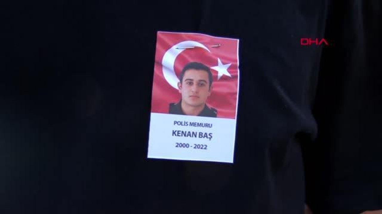 İSTANBUL-HAYATINI KAYBEDEN POLİS MEMURU İÇİN KÜÇÜKÇEKMECE'DE TÖREN DÜZENLENDİ