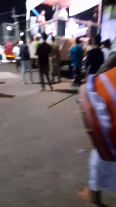 Procession during Sital Sasthi celebration in Sambalpur, dhol drums in an Indian music. Dhol tasa sambalpur sital sasthi sambalpur  best festival